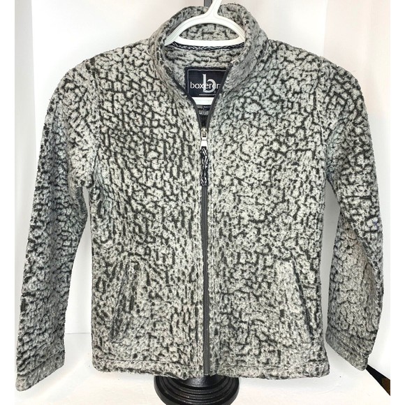 Boxercraft Sweater Youth Small Gray/bk Sherpa unisex, jacket - Picture 2 of 12